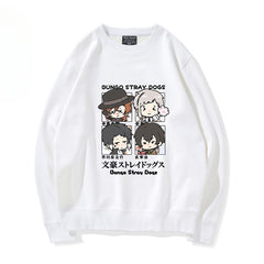 Casual Anime Pullover Round Neck Sweatshirt