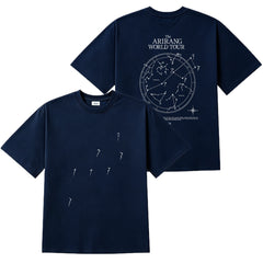 BANGTAN Constellation Print Cotton T-shirt