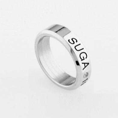 KPOP Name Logo Ring Jewelry
