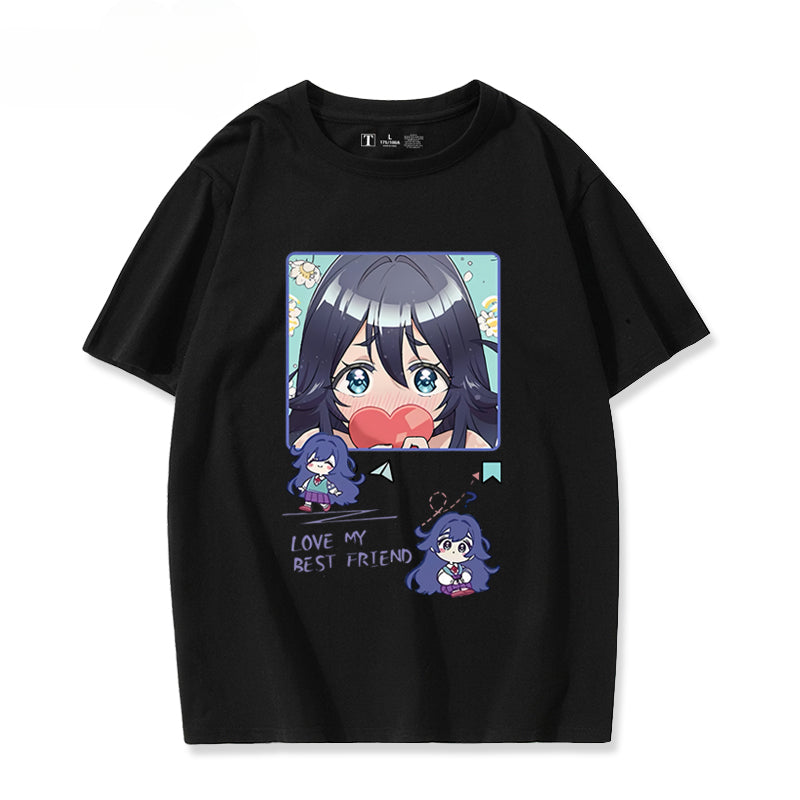 Unisex Anime Pattern Short Sleeve T-Shirt