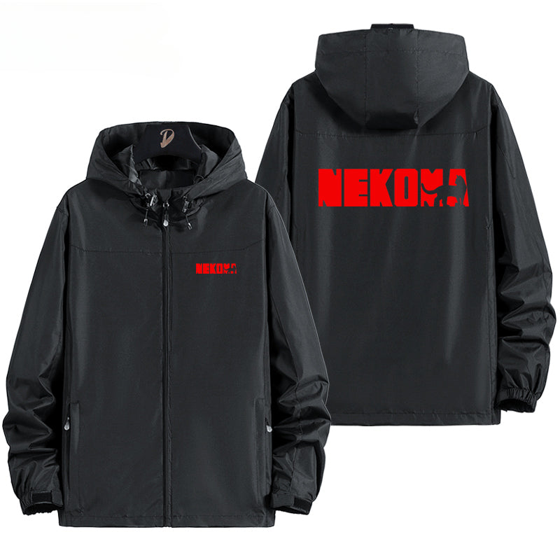 Chic Nekoma Anime Zipper Thin Jacket
