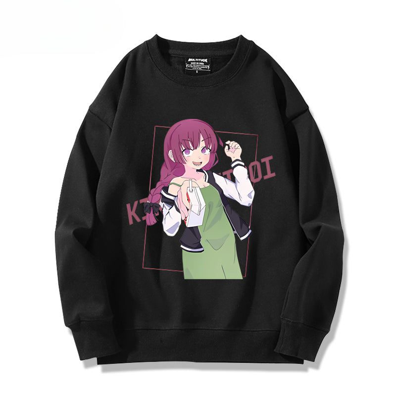 Trendy Anime Cos Crew Neck Sweatshirt