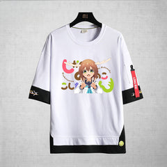 Men's Anime Cos Loose Short-sleeved T-shirt