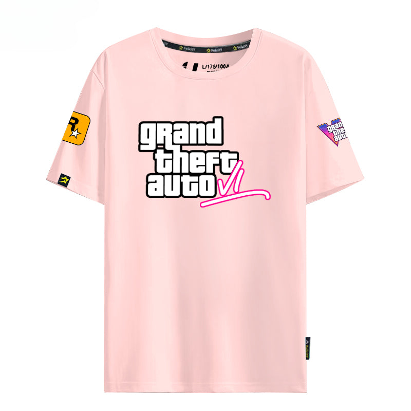 Casual Game R Star Short-sleeved T-shirt