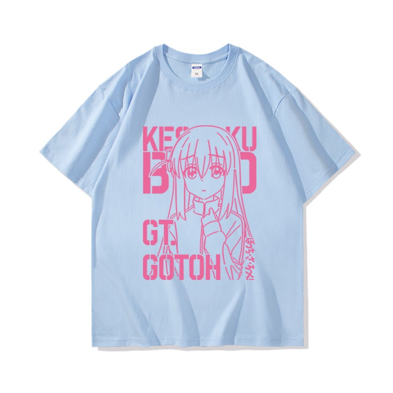 Women's Cotton Anime Short-sleeved T-shirt