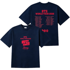 BANGTAN 2026 Tour Round Neck T-shirt