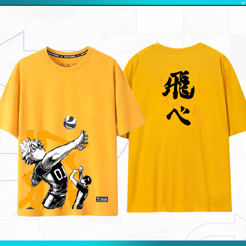 Casual Anime Hinata Short Sleeve T-Shirt