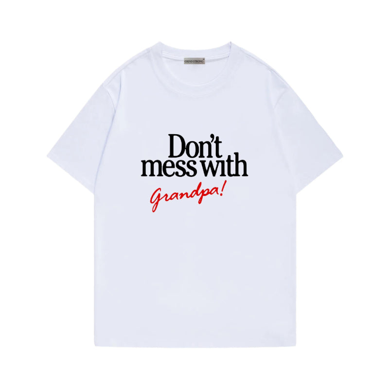 Yeonjun Same Letter Print Short-sleeved T-shirt Cotton Top
