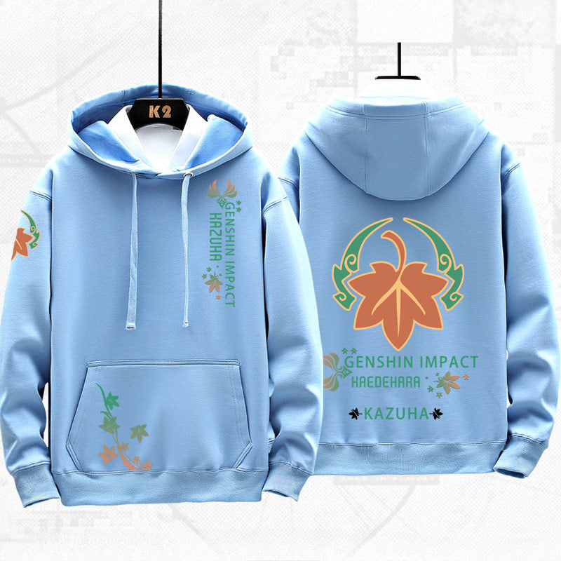 Game Pattern Printed Loose Hoodie