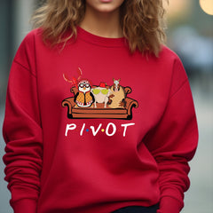 Pivot Friends Themed Crewneck Sweatshirt