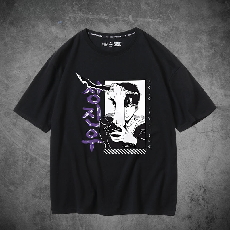 Unisex Anime Cos Cotton Short-sleeved T-shirt