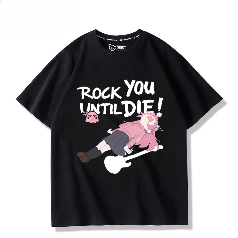 Funny Anime Graphic Short Sleeve T-Shirt