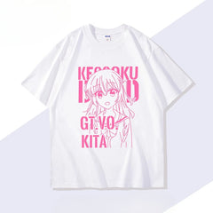 Women's Cotton Anime Short-sleeved T-shirt