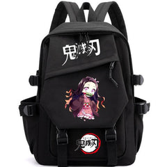 Retro Anime Printed School Backpack