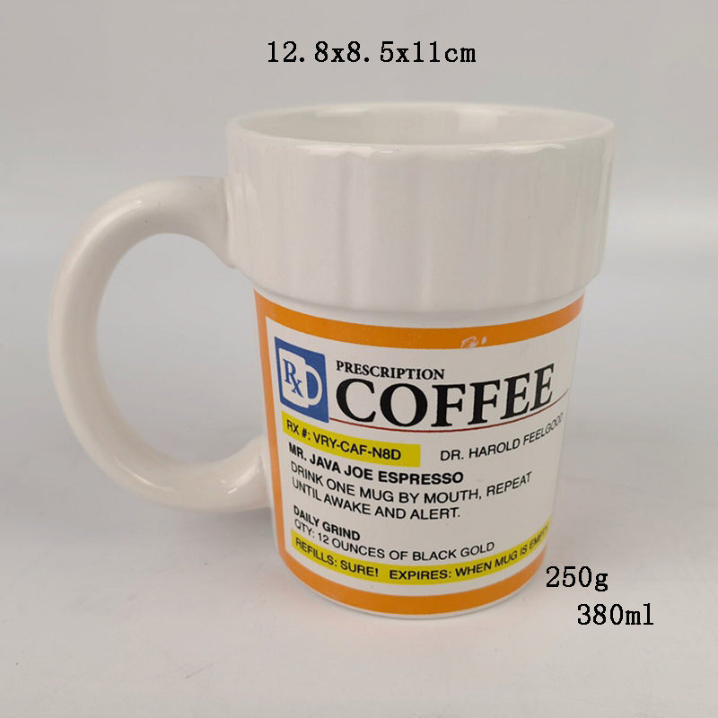 PRESCRIPTION COFFEE CERAMIC MUG