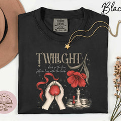 Retro Twilight So The Lion Fell in Love with The Lamb Tee