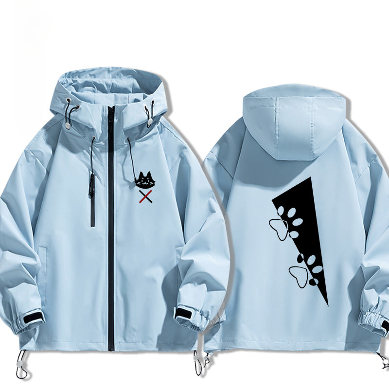 Trendy Game Hooded Zipper Thin Jacket