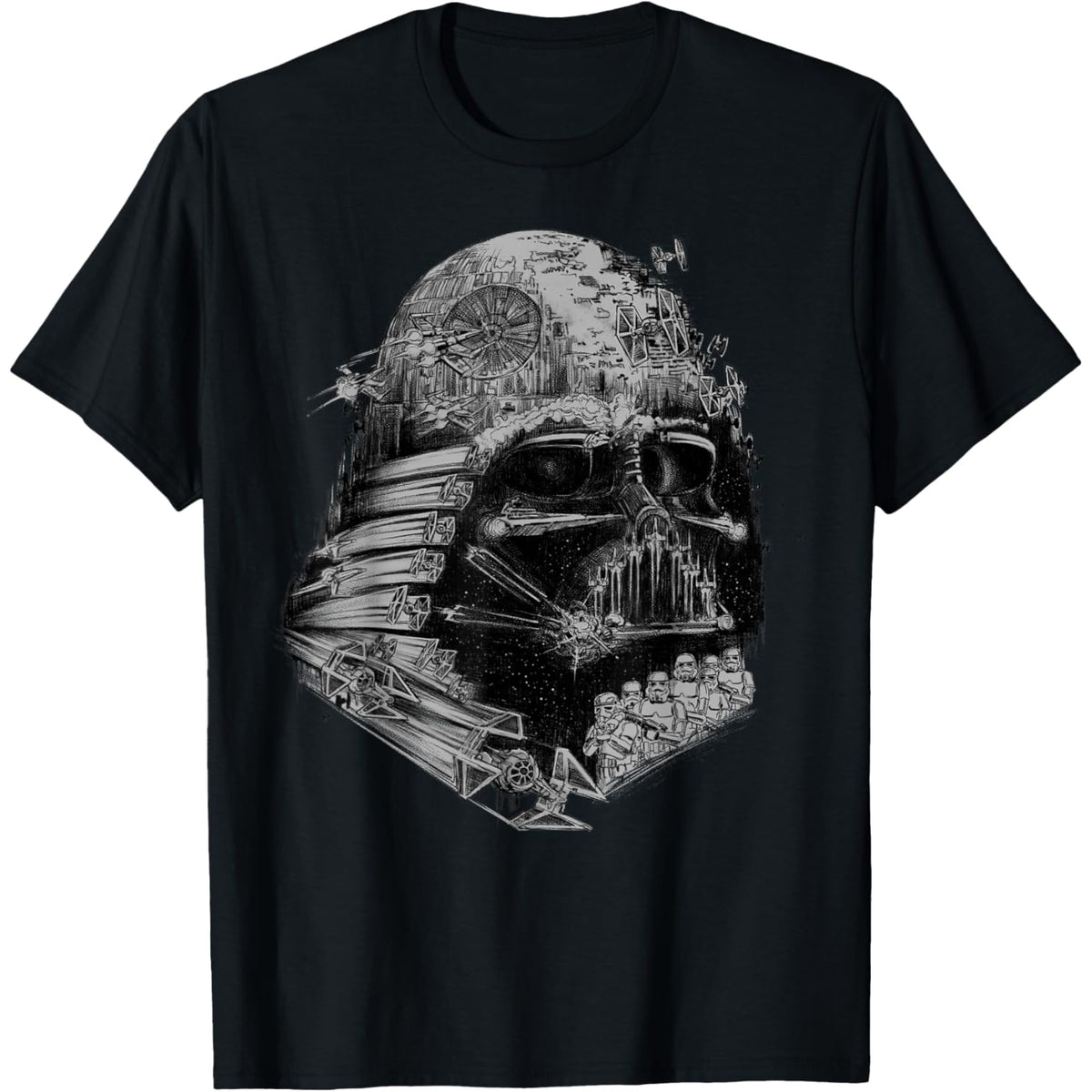 Darth Vader Build The Empire Graphic T-Shirt