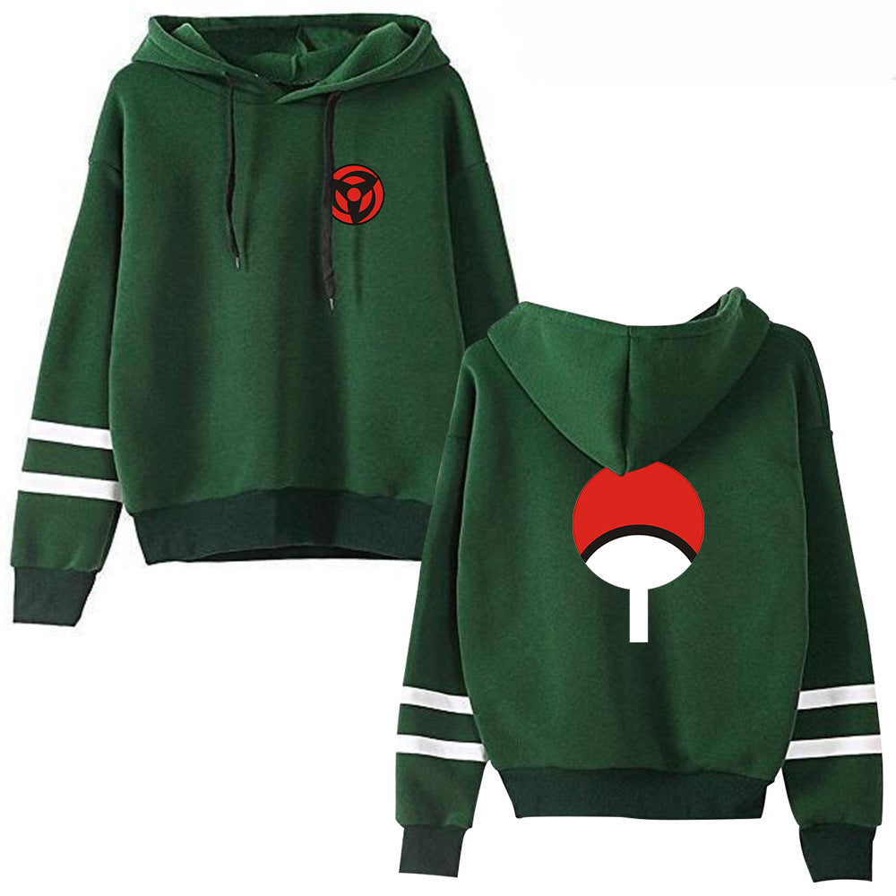 Casual Anime Logo Pullover Long-sleeved Hoodie