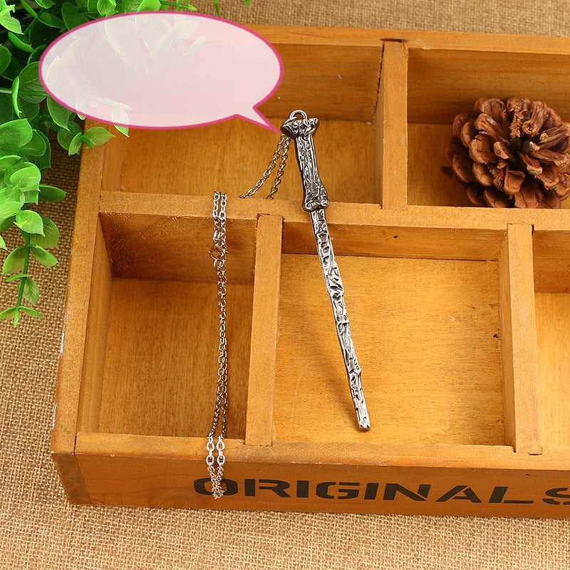 Harry Hermione Wand Necklace