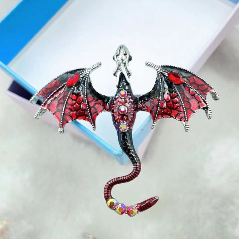 Retro Cartoon Dragon Shape Brooch