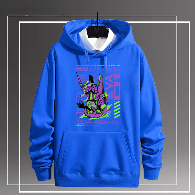 Casual EVA Graphic Loose Hoodie