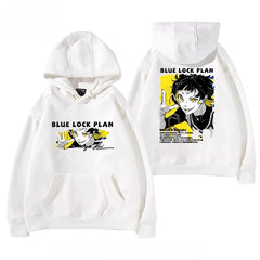 Casual Anime Graphic Print Pullover Hoodie