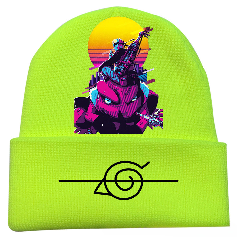 Casual Anime Printed Beanie