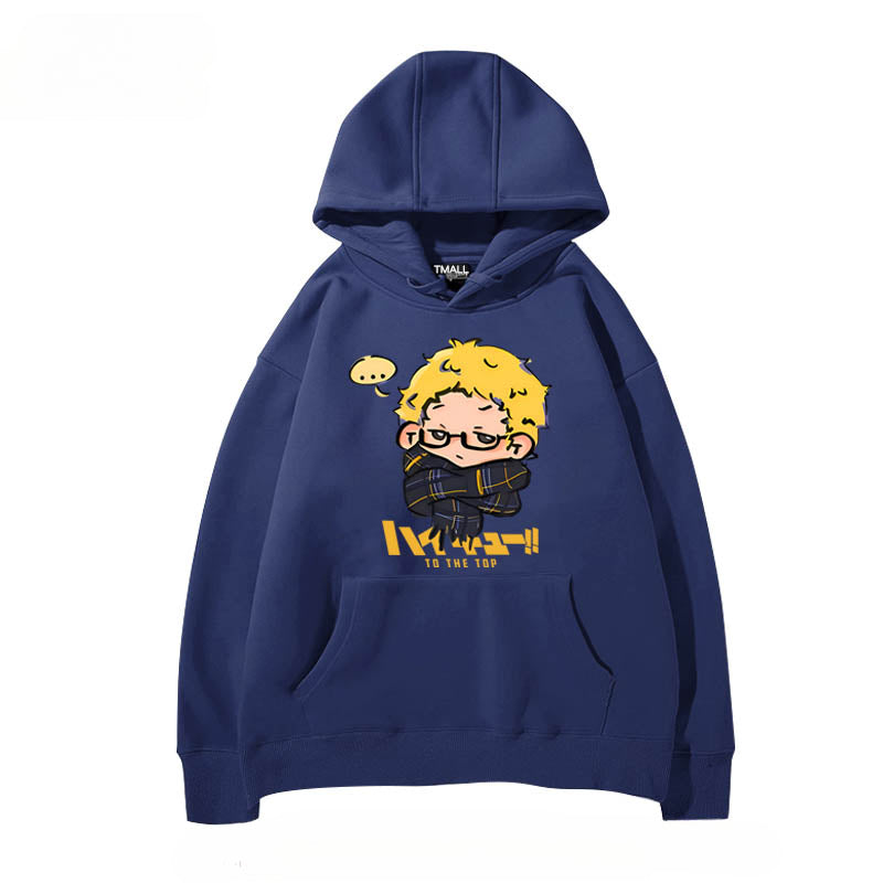 Unisex Anime Hinata Printed Pullover Hoodie