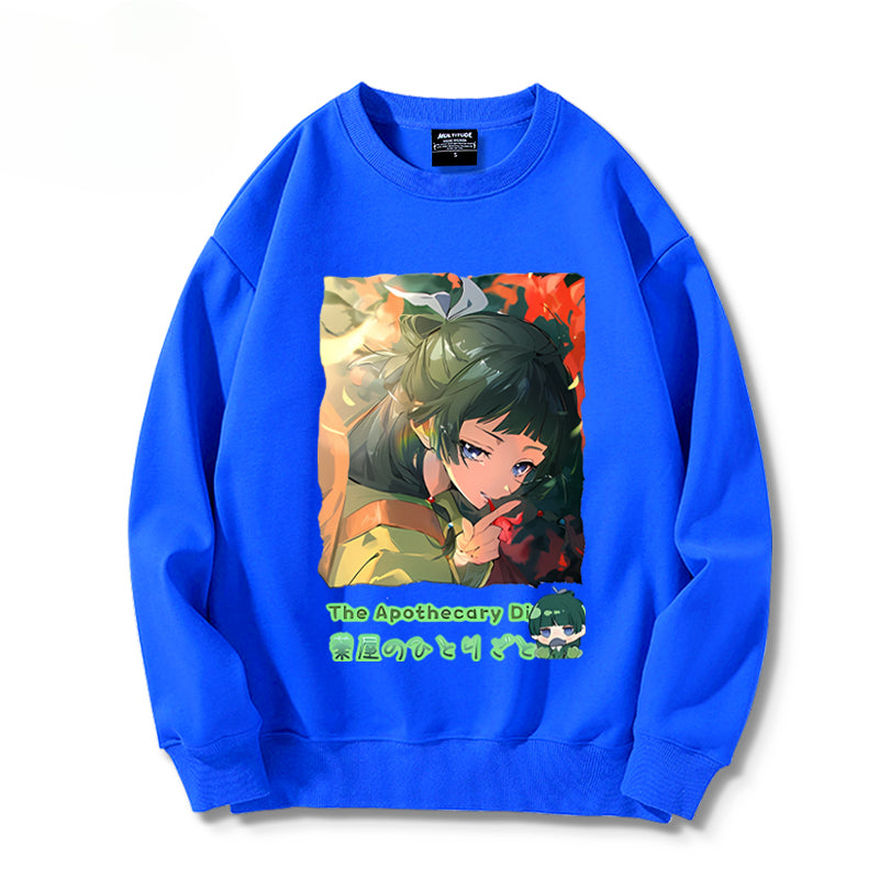 Unisex Anime Pattern Pullover Hoodie