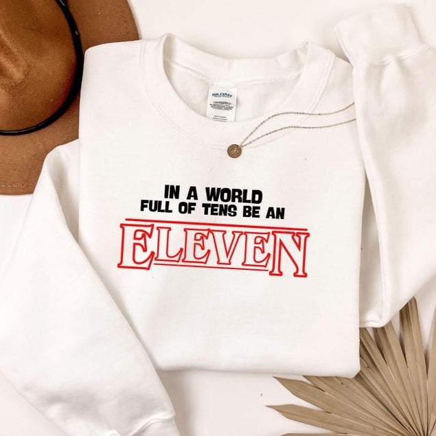 Christmas Stranger Funny TV Eleven Unisex Sweatshirt