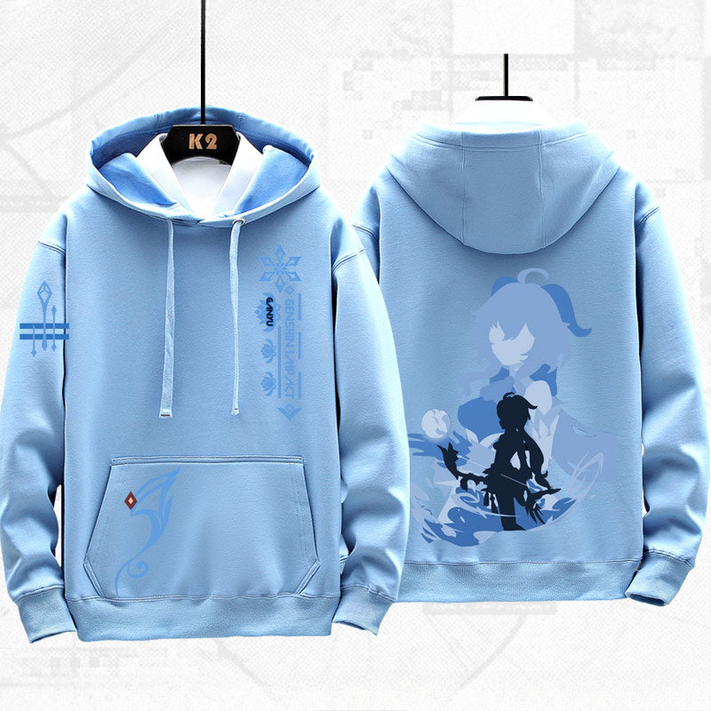 Game GanYu Printed Pullover Hoodie