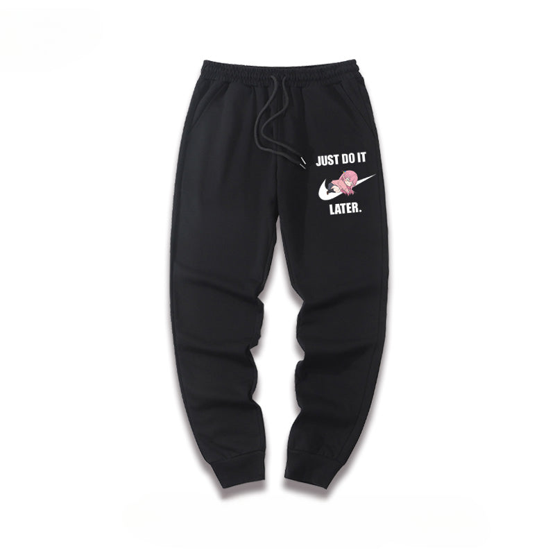 Casual Anime Logo Sports Sweatpants