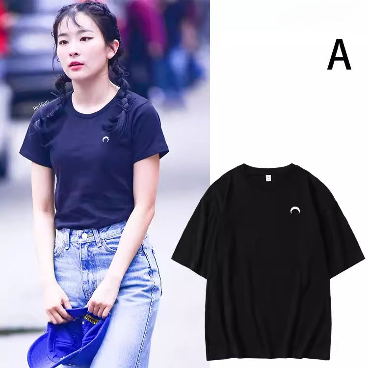 Irene SeulGi Letter Short-sleeved T-shirt Top