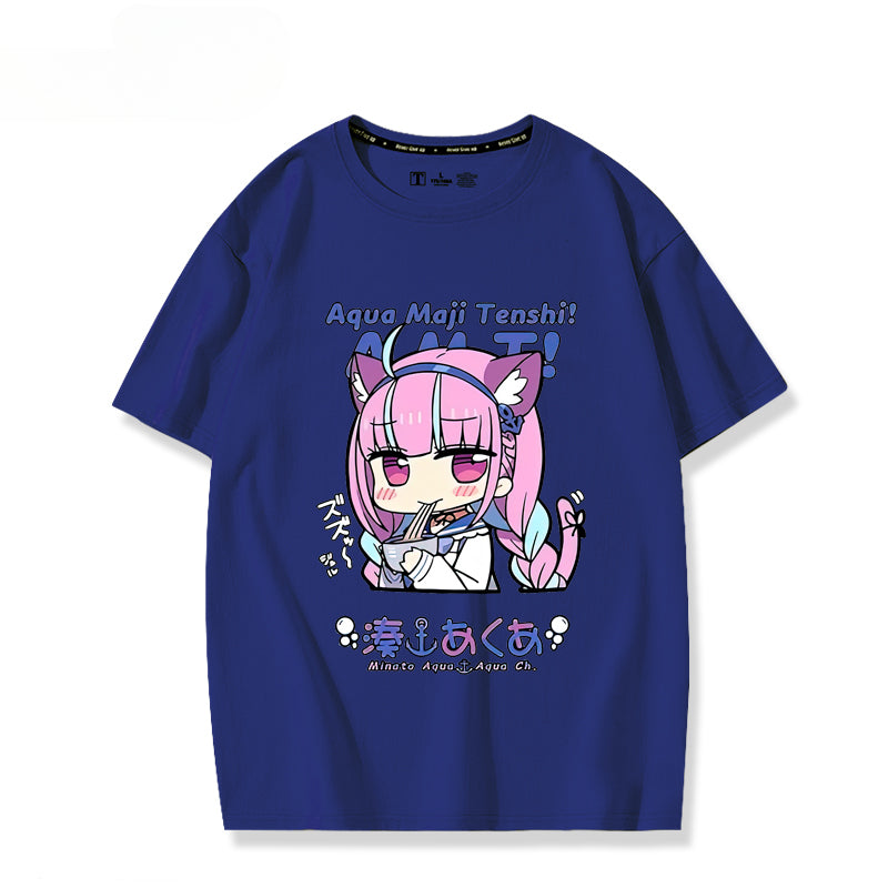Unisex Vtuber Anime Short-sleeved T-shirt