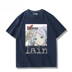 Unisex Anime Print Short-sleeved T-shirt