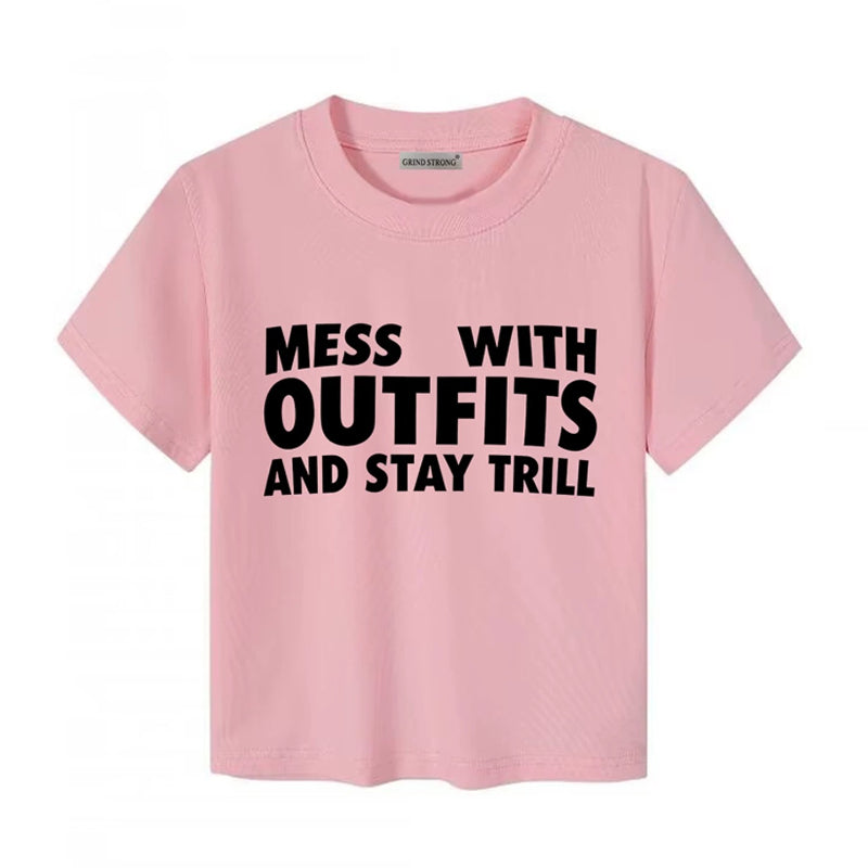 A-NA Same Cropped Short Sleeve T-Shirt