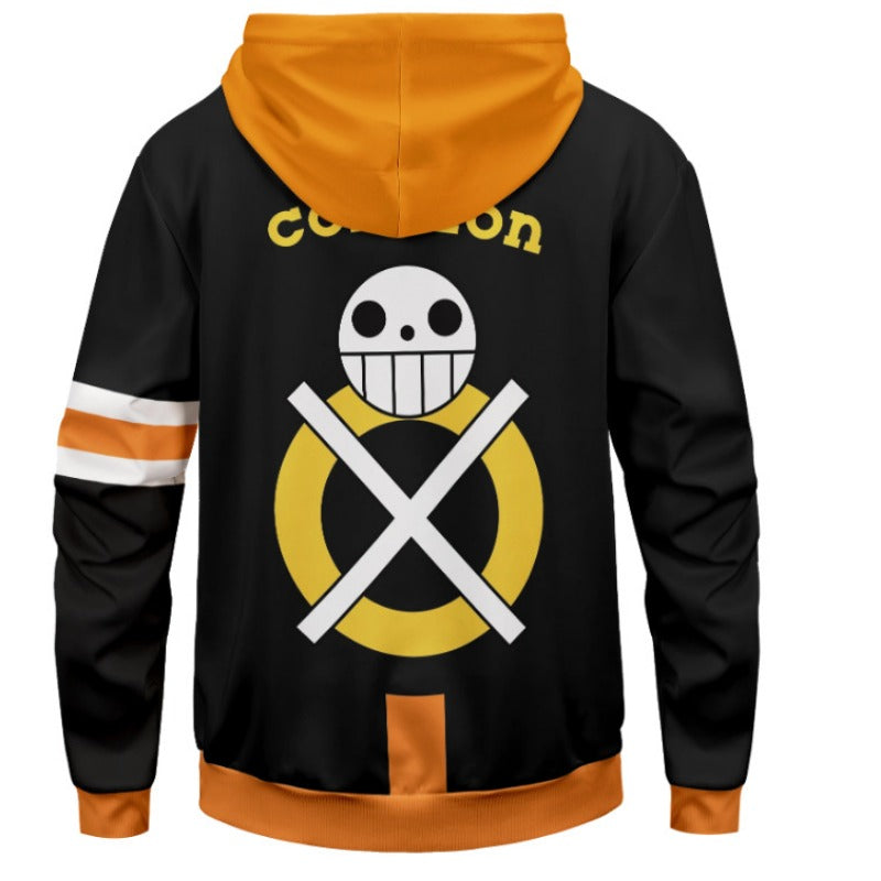 Unisex Anime Cosplay Relaxed Pullover Hoodie