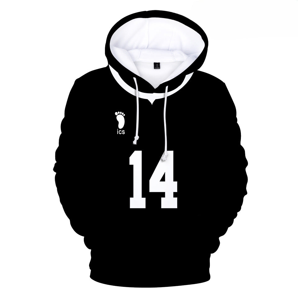 Unisex Inarizaki High 3D Print Sports Hoodie