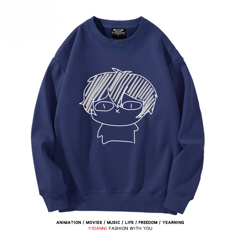 Anime Graffiti Crew Neck Sweatshirt