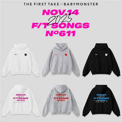 BM TFT LOGO Printed Pullover Hoodie