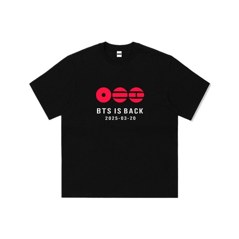BTS IS BACK Short-sleeved Cotton T-shirt