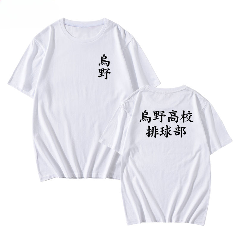Women's Anime Letter Short Sleeve T-Shirt