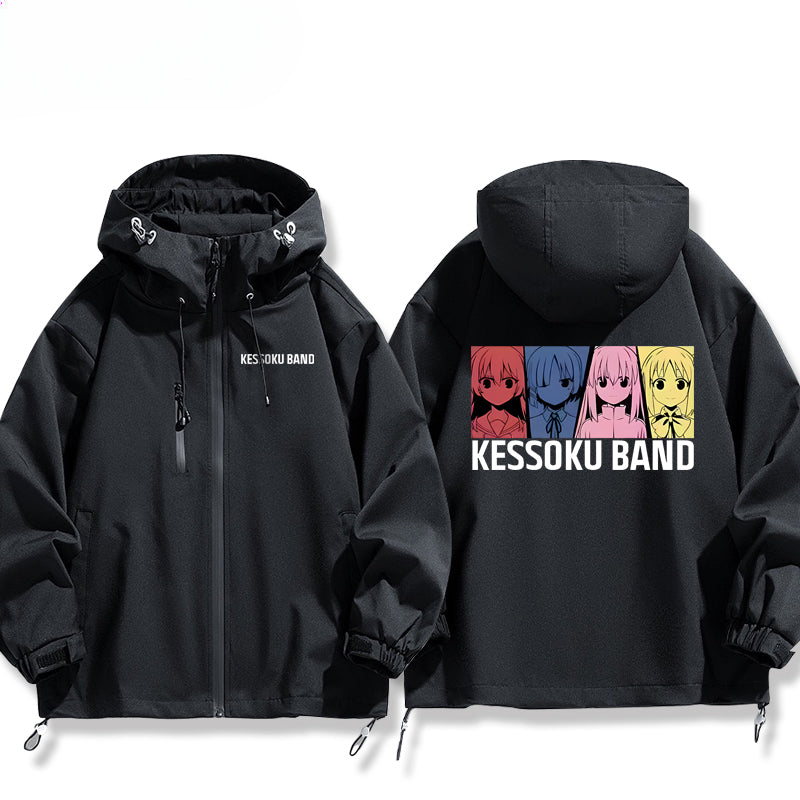 Unisex Anime Bocchi Zipper Thin Jacket