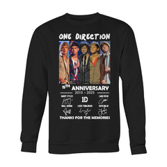 Unisex 1D 15th Anniversary Thanks for The Memories Sweatshirt