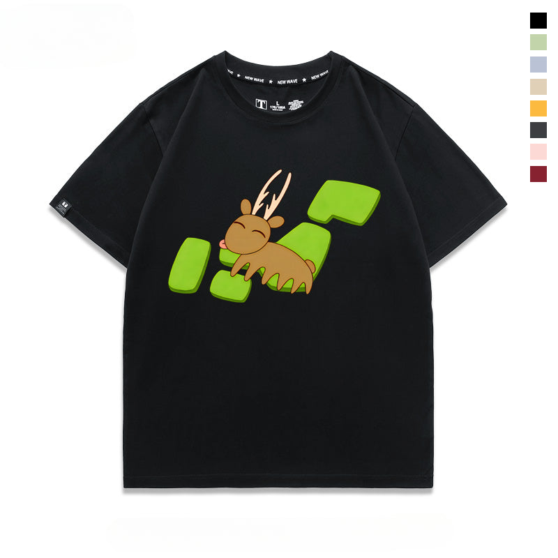 Unisex Anime Cos Short-sleeved T-shirt