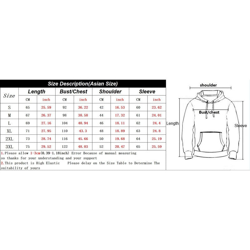 Men's Trendy Anime Sports Casual Hoodie