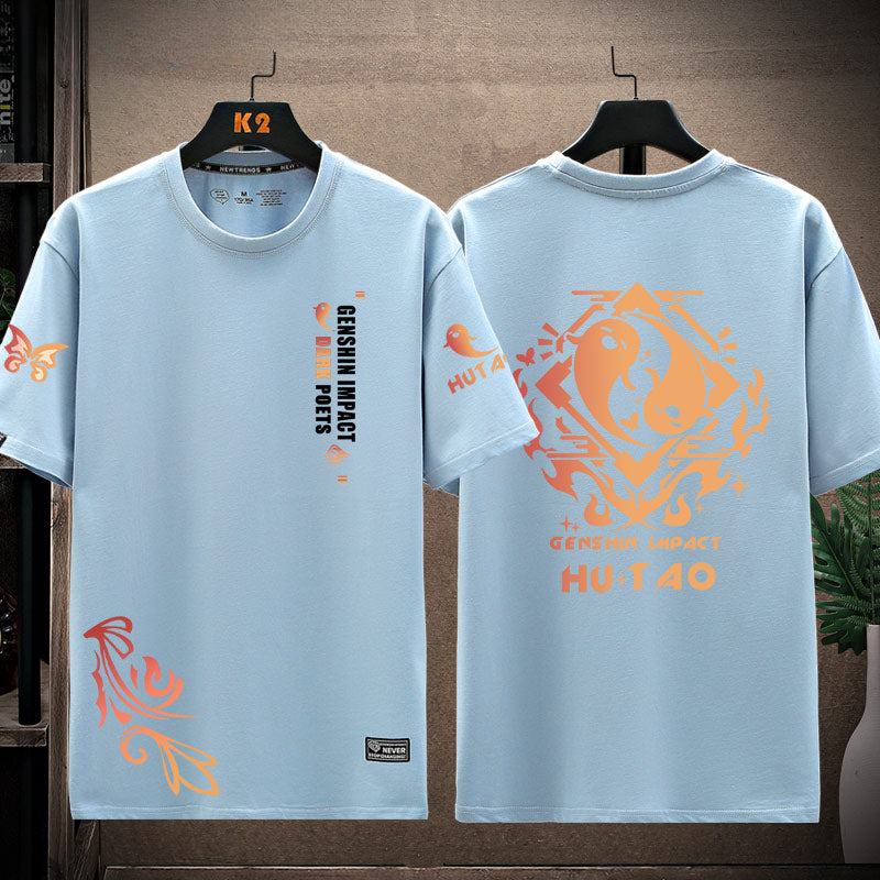 Unisex Game Pattern Cotton T-Shirt