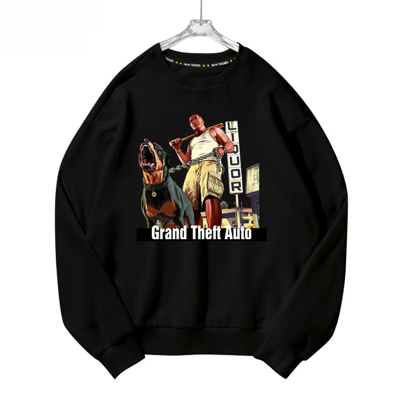 Game Crew Neck Pullover Sweatshirt