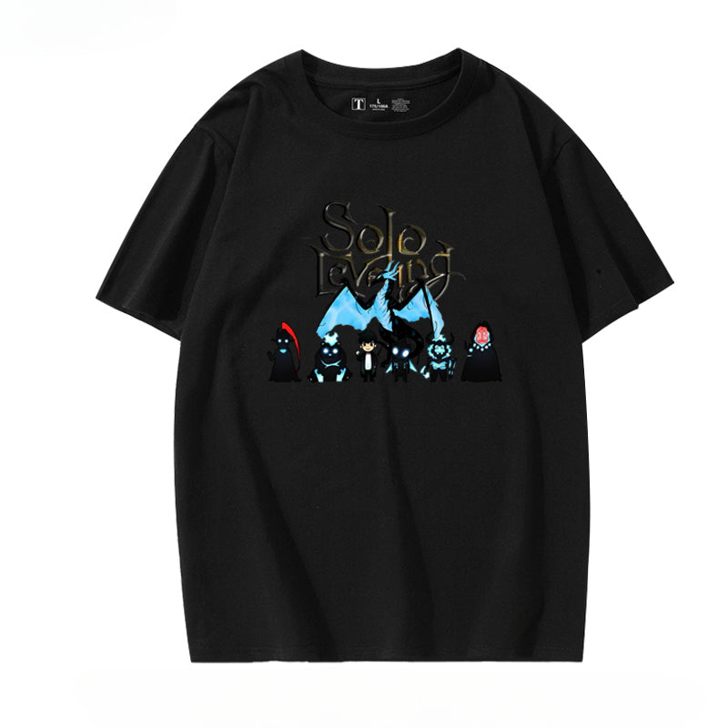 Trendy Anime Print Short-sleeved T-shirt